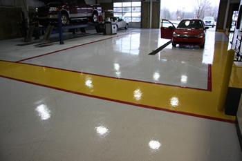 Brown Motors: Epoxy Flooring